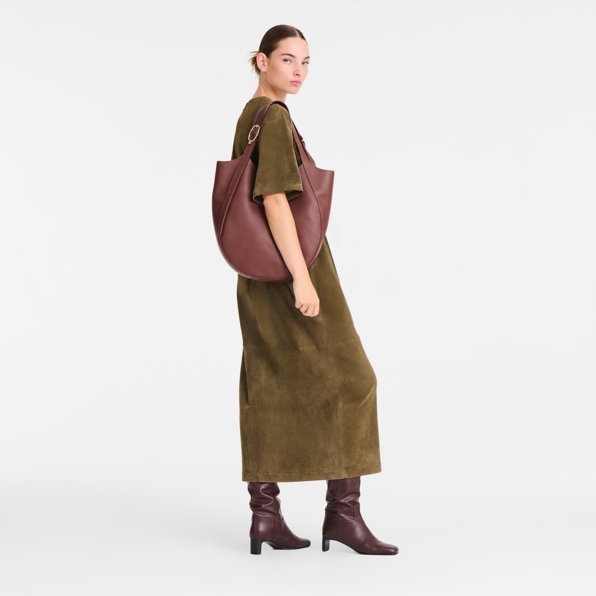 LONGCHAMP-Le Foulonné XL Tote bag-Coffee-10331021M02-2