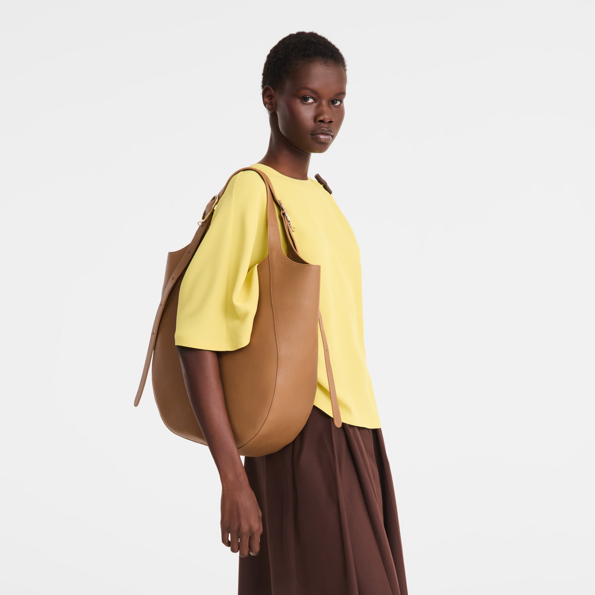 LONGCHAMP-Le Foulonné XL Tote bag-Pecan-10331021M74-2