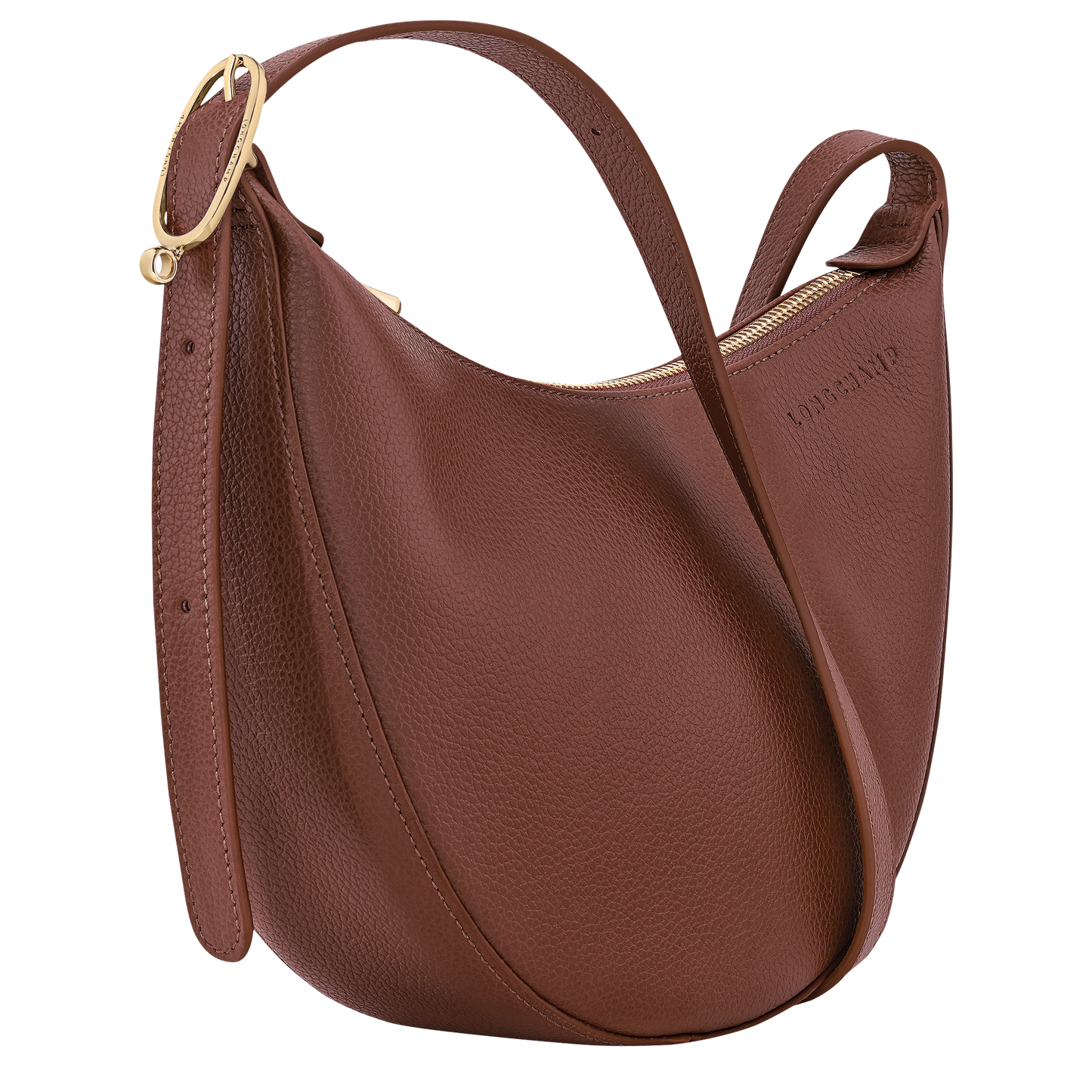 LONGCHAMP-Le Foulonné S Crossbody bag-Coffee-10337021M02-3