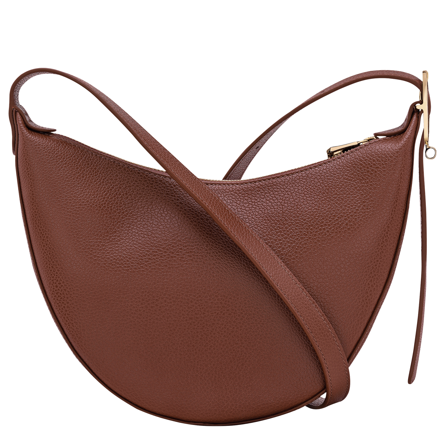 LONGCHAMP-Le Foulonné S Crossbody bag-Coffee-10337021M02-4