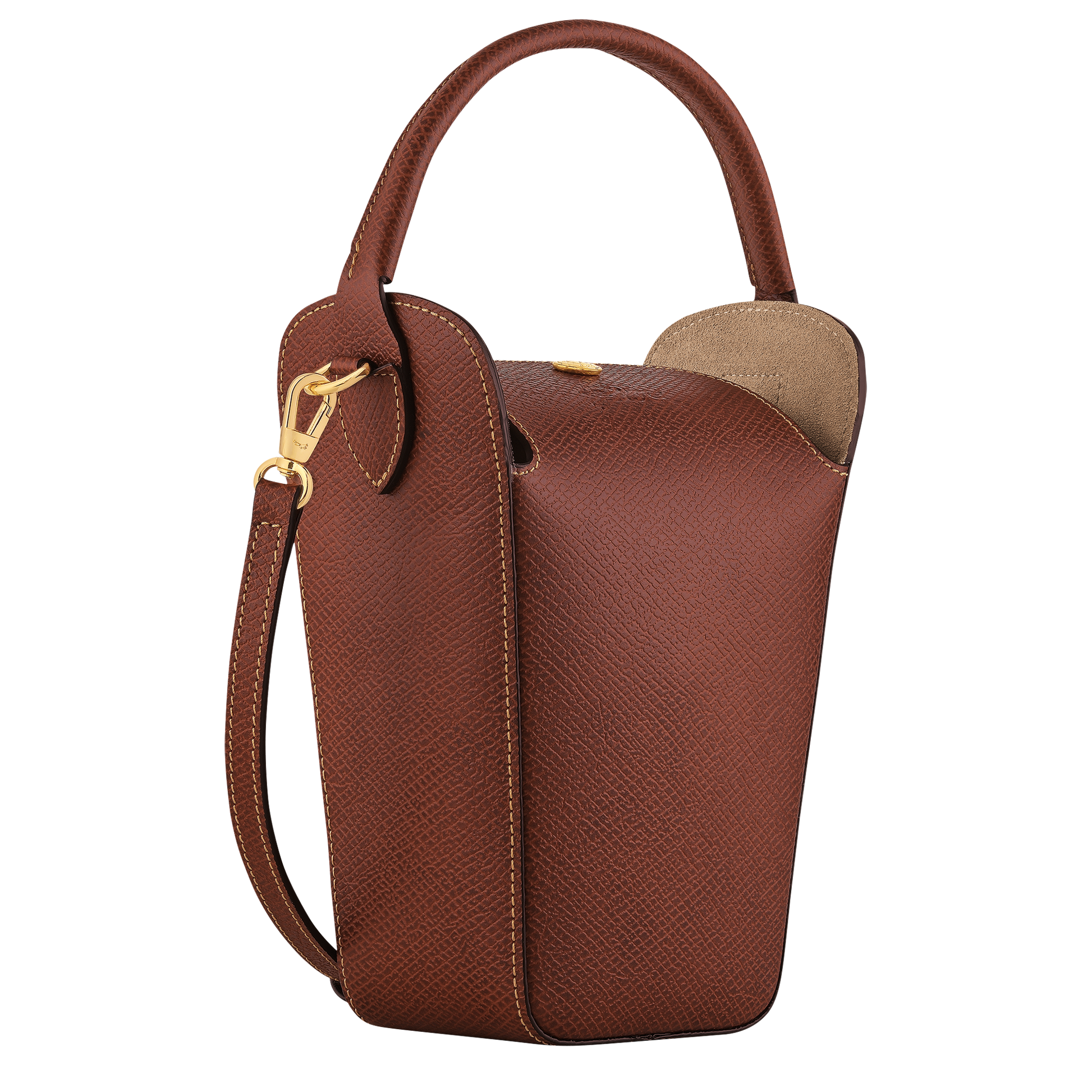 LONGCHAMP-Épure Pop corn bag-Brown-10339HYZ035-3