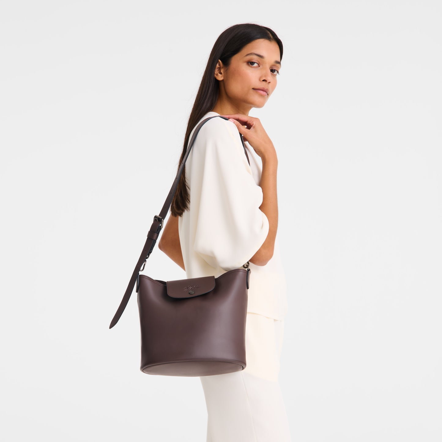 LONGCHAMP-Le Pliage Xtra M Shoulder bag-Mocha-10341987002-7