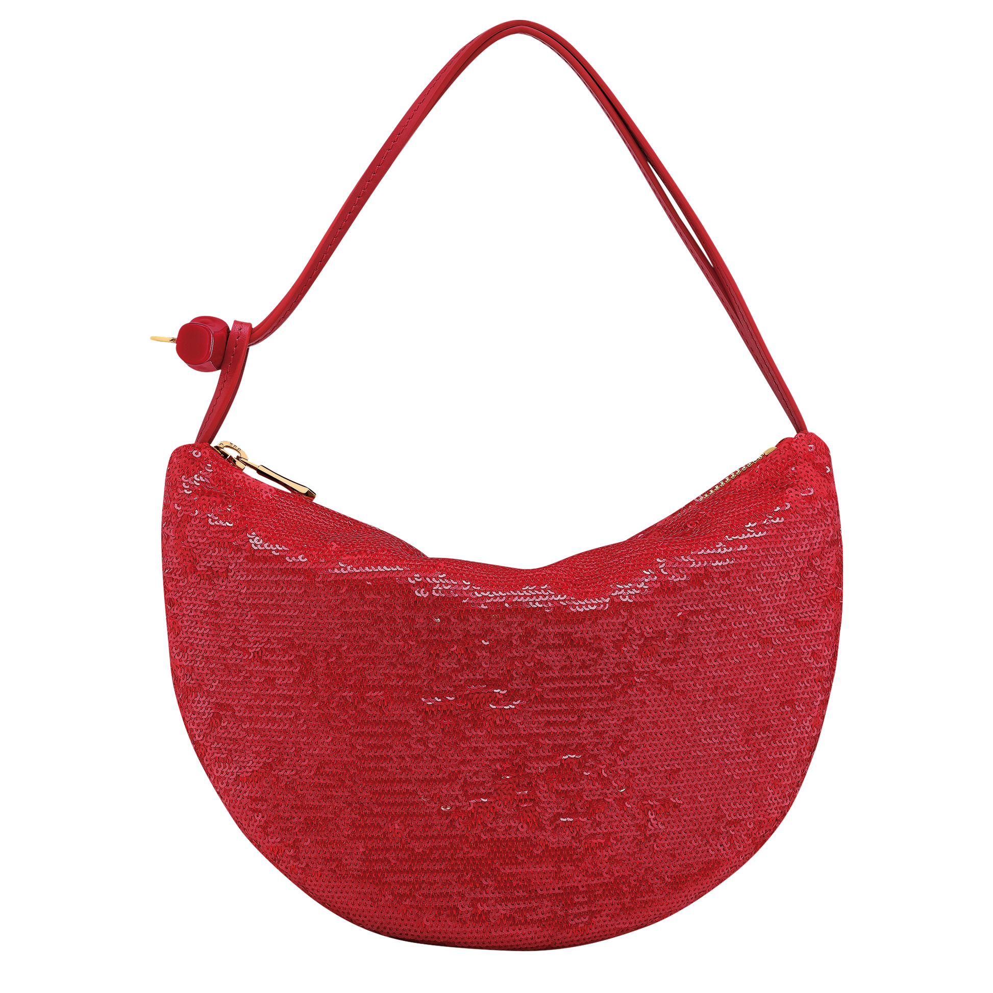LONGCHAMP-Le Roseau Clutch-Red-10344HIP545-1