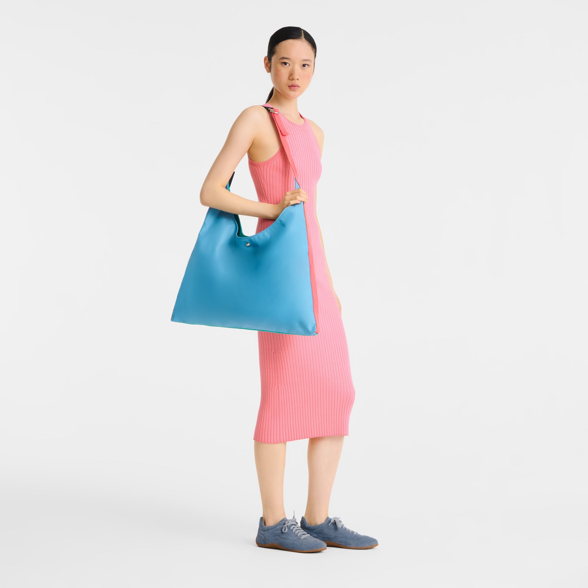 LONGCHAMP-Re-Play Shoulder bag-Thunderstorm/Turquoise-10347HIQM45-2