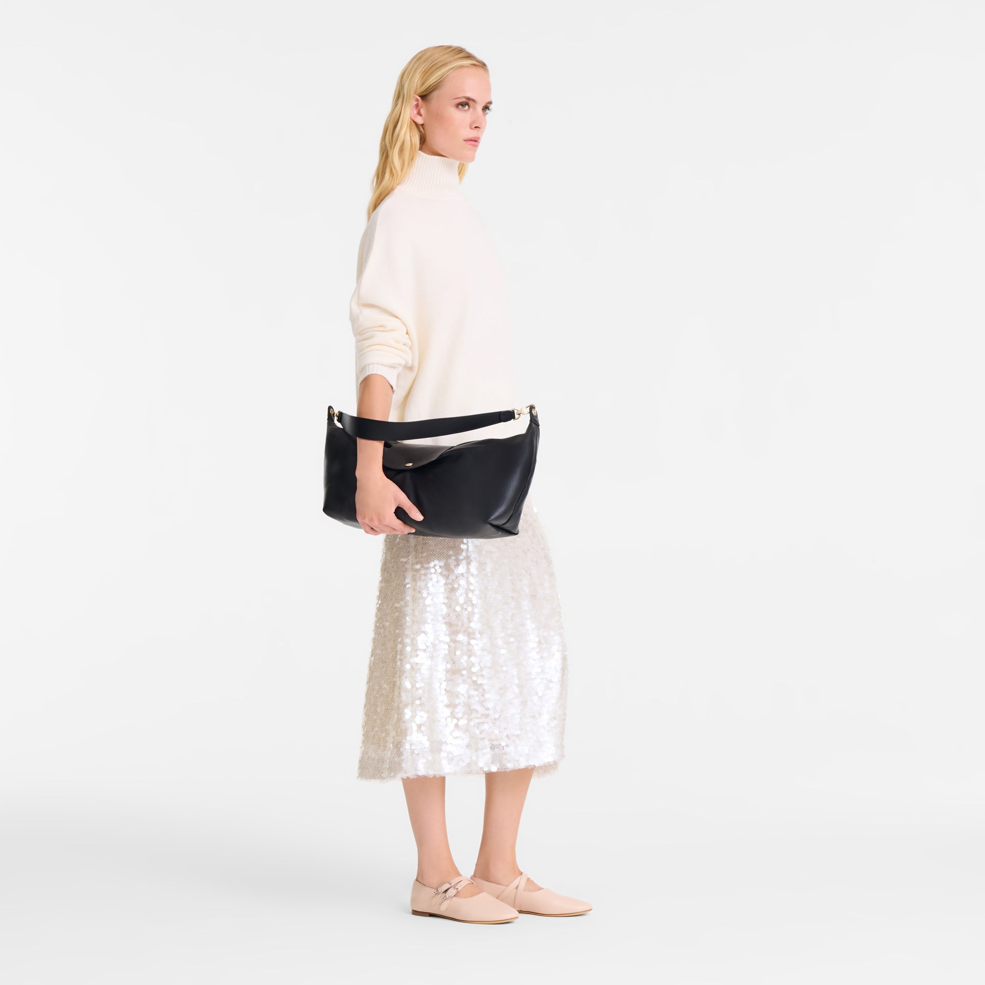 LONGCHAMP-Le Pliage Xtra Crossbody bag-Black-10349HIS001-2