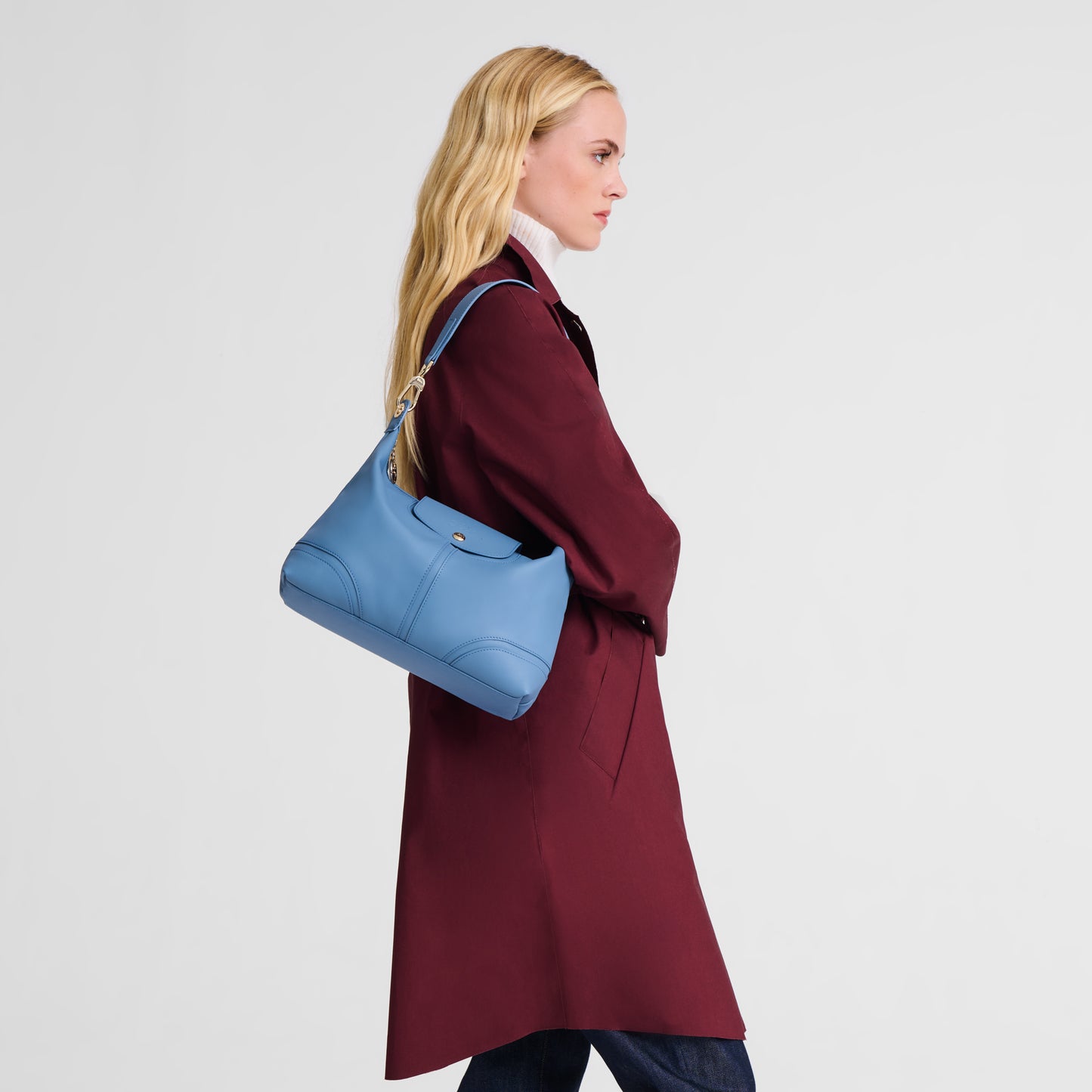 LONGCHAMP-Le Pliage Xtra Shoulder bag-Slate-10355HIV212-3