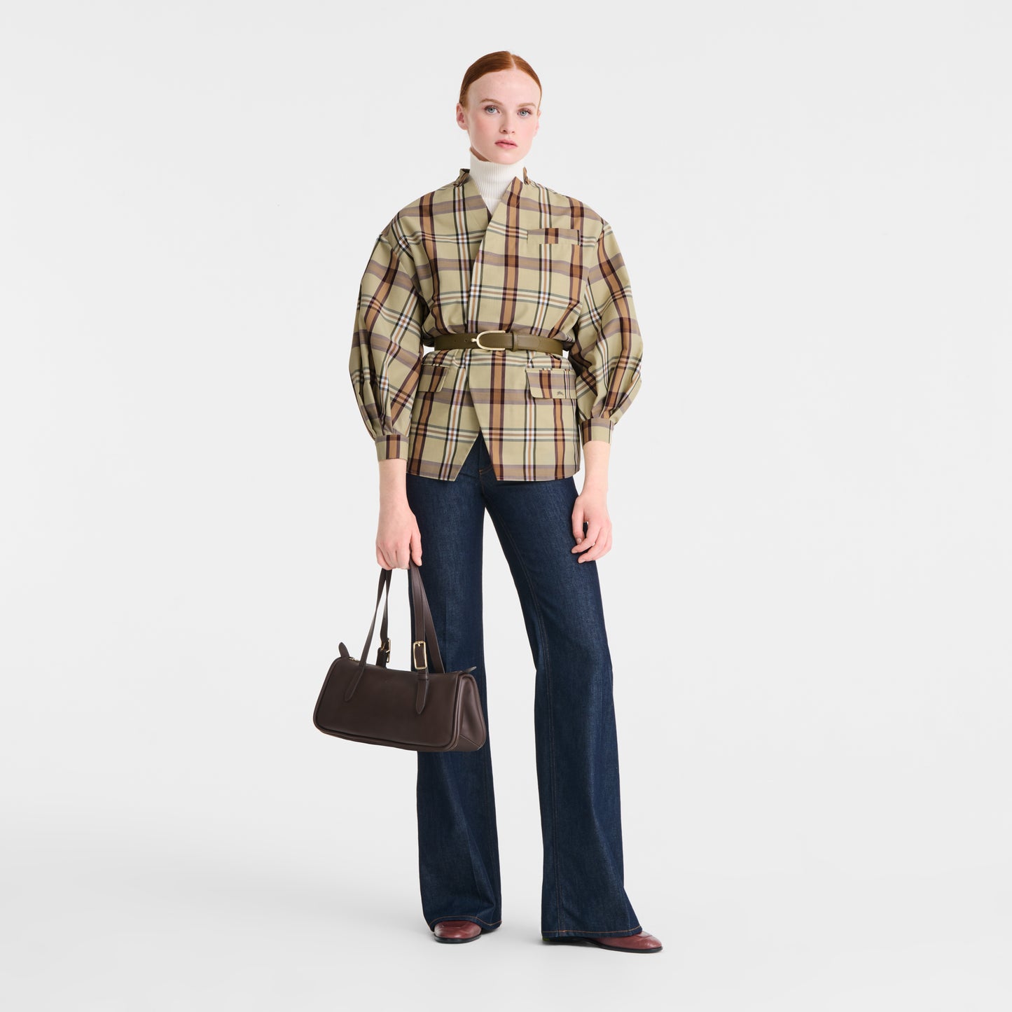 LONGCHAMP-Looong Shoulder bag-Mocha-10369HJI002-2