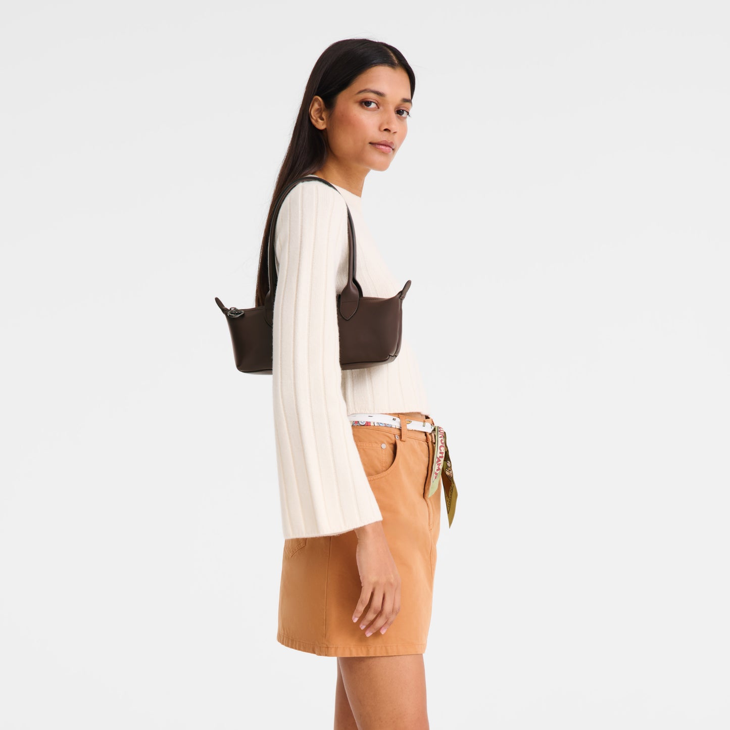 LONGCHAMP-Le Pliage Xtra M Shoulder bag-Mocha-10370987002-7