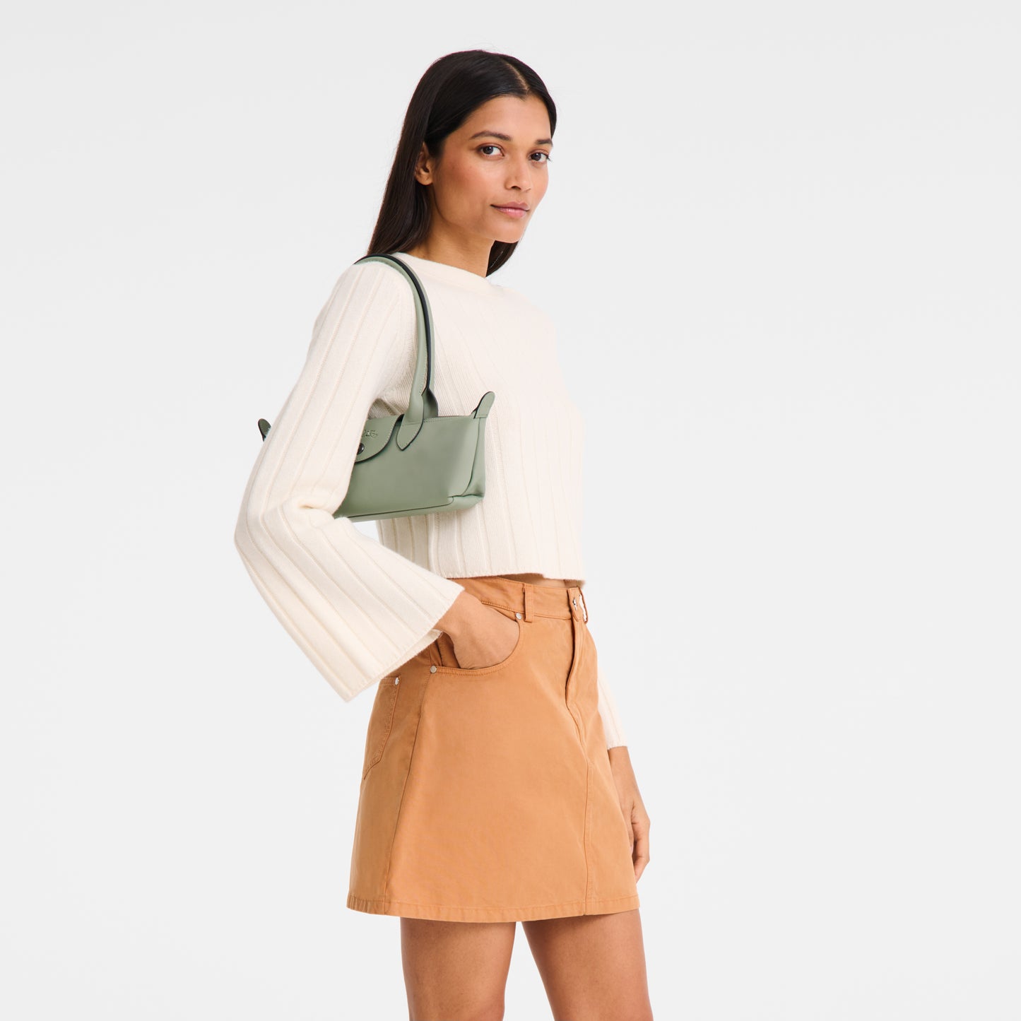 LONGCHAMP-Le Pliage Xtra M Shoulder bag-Tundra-10370987M62-2