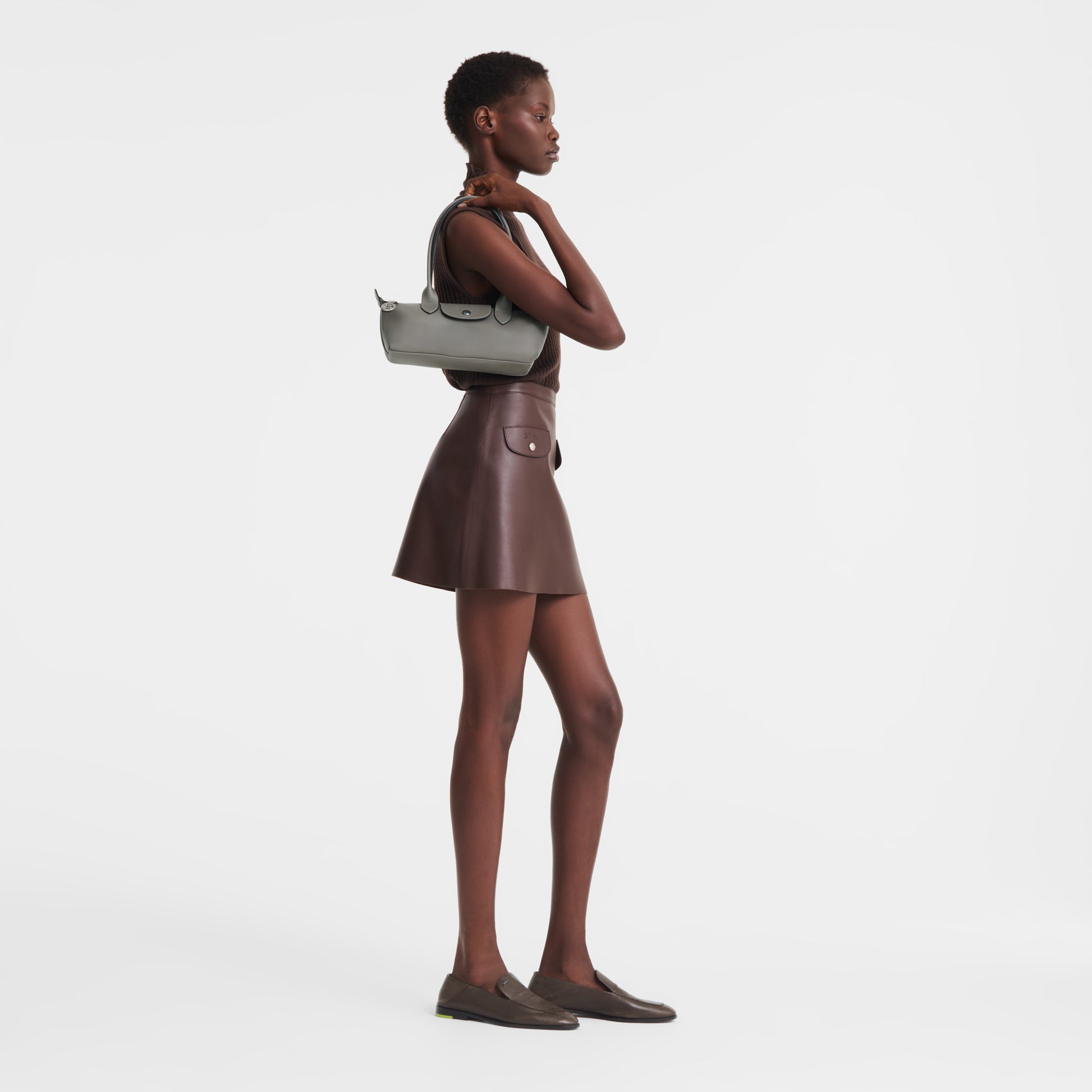LONGCHAMP-Le Pliage Xtra M Shoulder bag-Turtledove-10370987P55-2