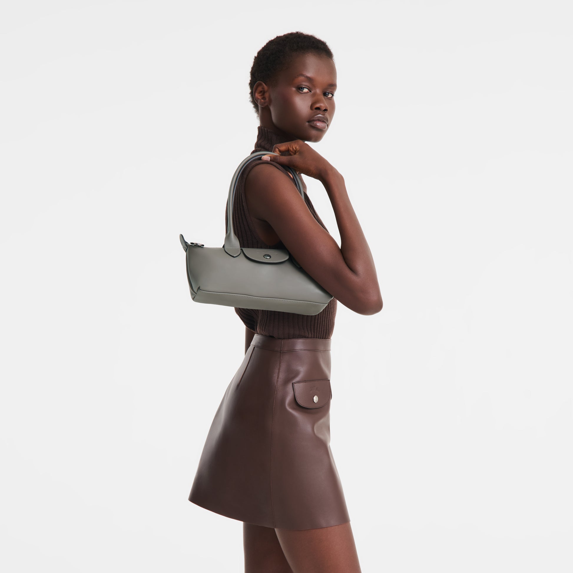 LONGCHAMP-Le Pliage Xtra M Shoulder bag-Turtledove-10370987P55-7