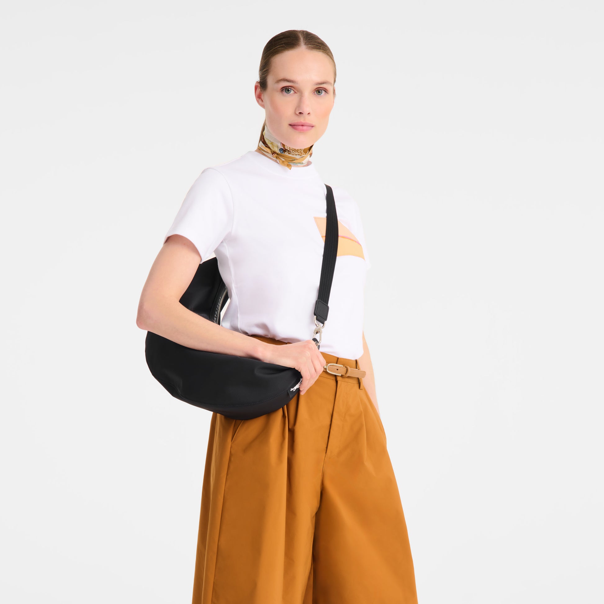 LONGCHAMP-Le Pliage Energy XL Crossbody bag-Black-10372HSR001-7