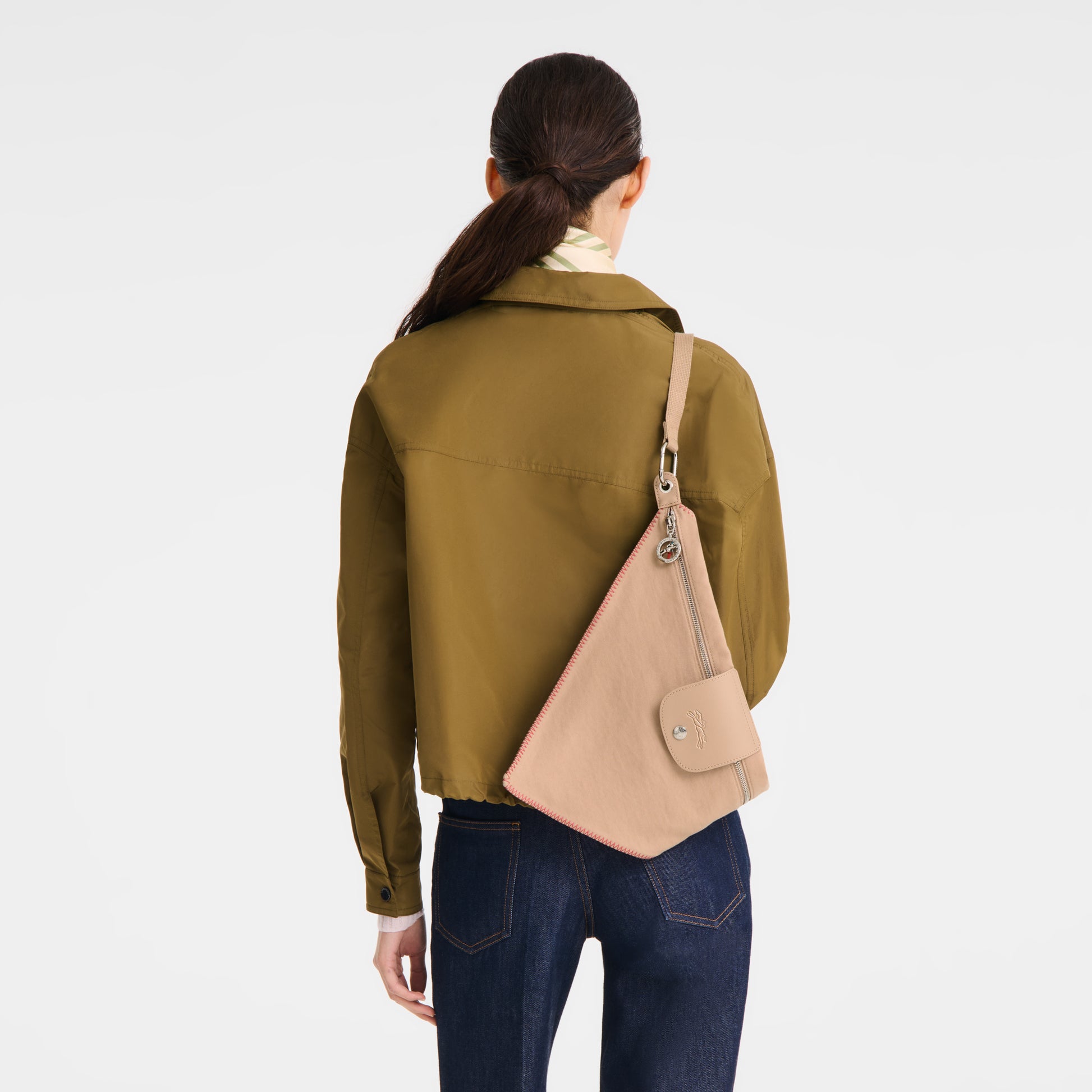LONGCHAMP-Le Pliage Collection S Crossbody bag-Beige-10377HJL005-6