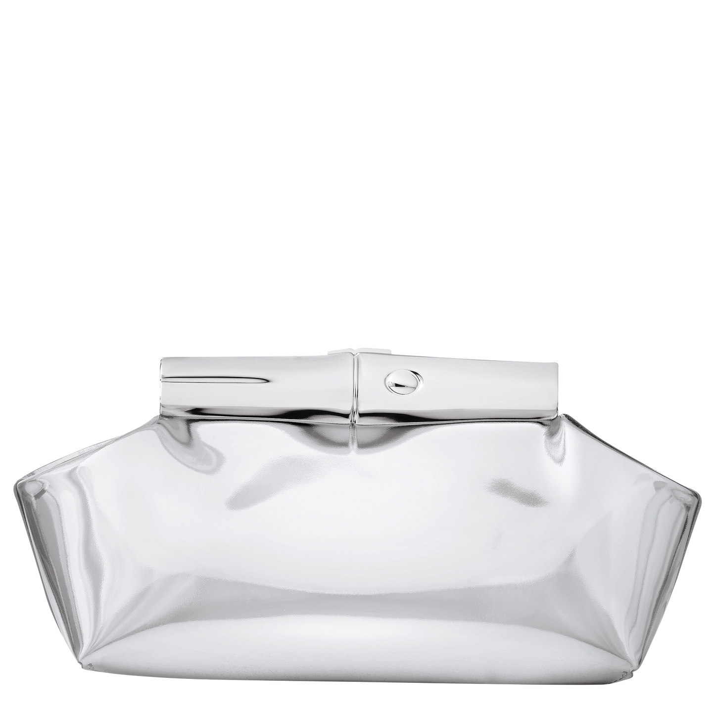 LONGCHAMP-Le Roseau S Pouch-Silver-10391HJY023-3