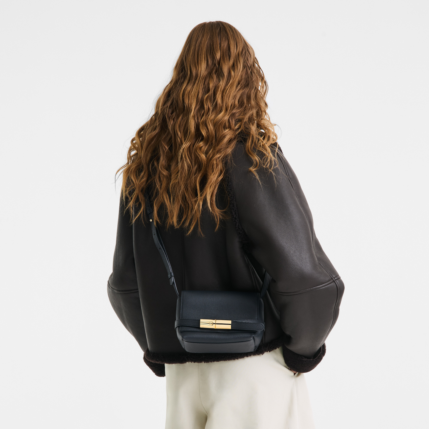 LONGCHAMP-Le Smart S Crossbody bag-Black-10392HJH001-2
