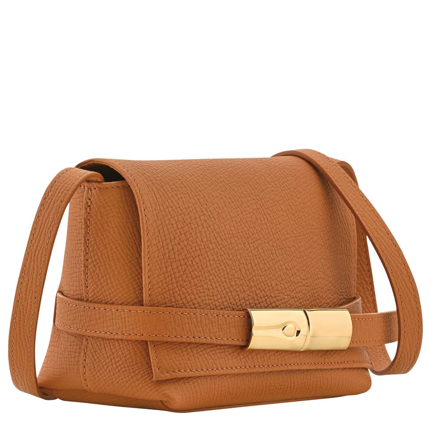 LONGCHAMP-Le Smart S Crossbody bag-Caramel-10392HJH121-3