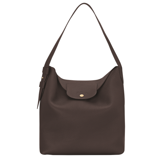 LONGCHAMP-Le Cadence M Shoulder bag-Mocha-10394HJZ002-1