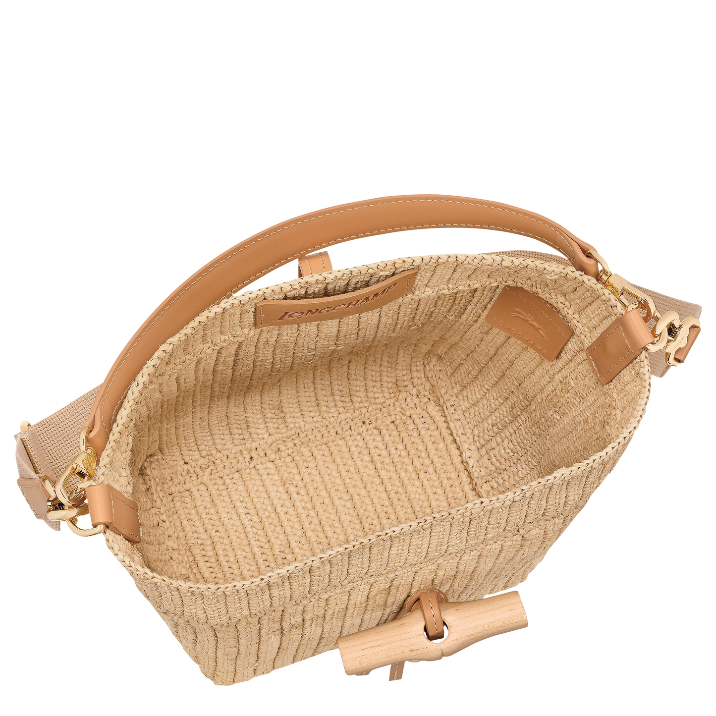 LONGCHAMP-Le Roseau XS Bucket bag-Vegetal-10396HJD514-5