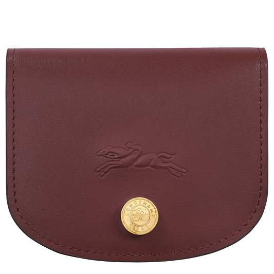 LONGCHAMP-Épure Card holder-Burgundy-30047HFY119-1