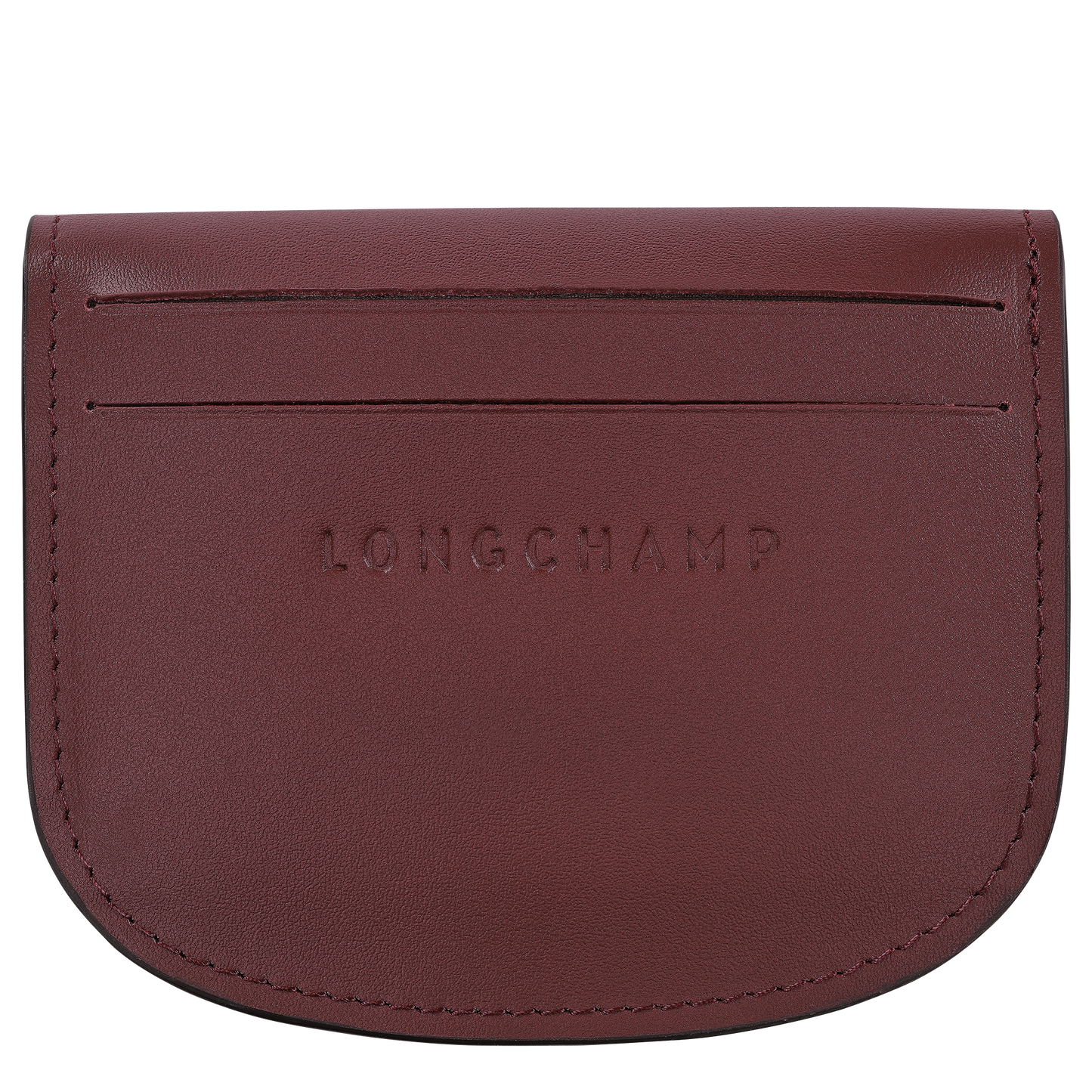 LONGCHAMP-Épure Card holder-Burgundy-30047HFY119-2