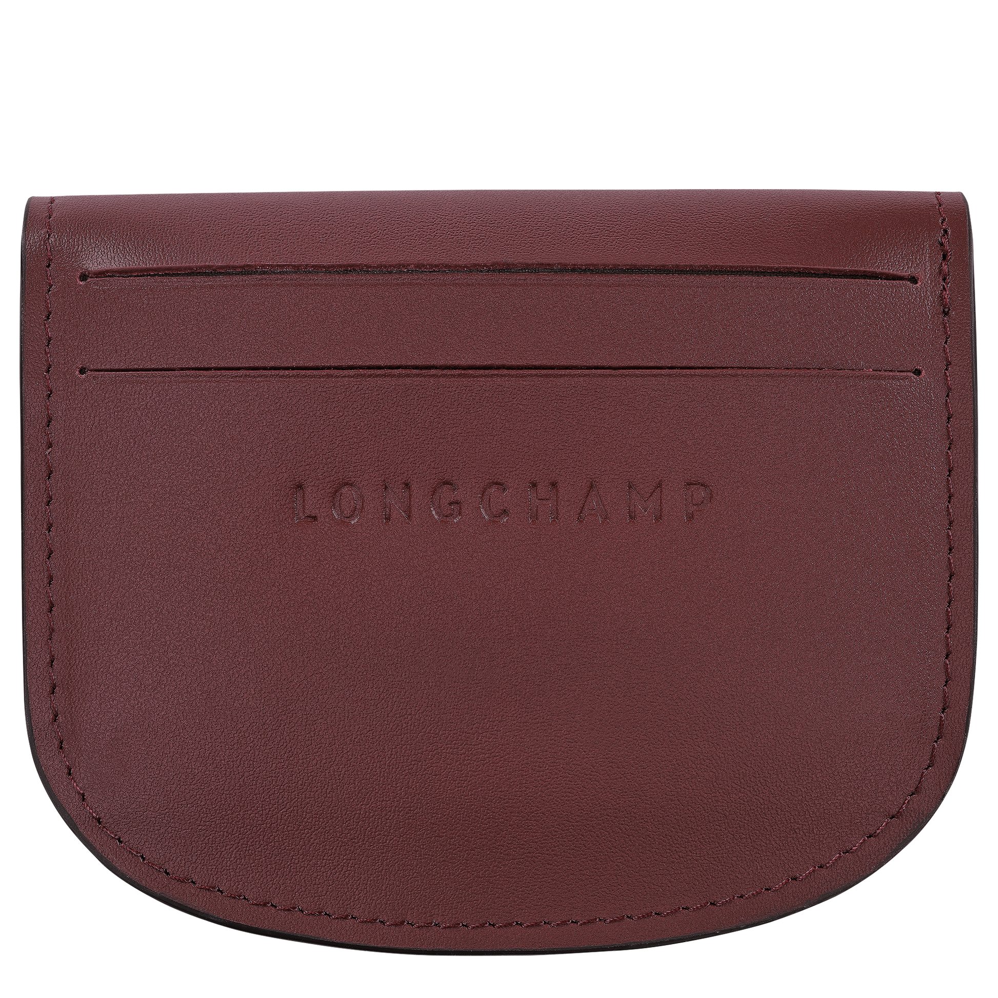 LONGCHAMP-Épure Card holder-Burgundy-30047HFY119-2