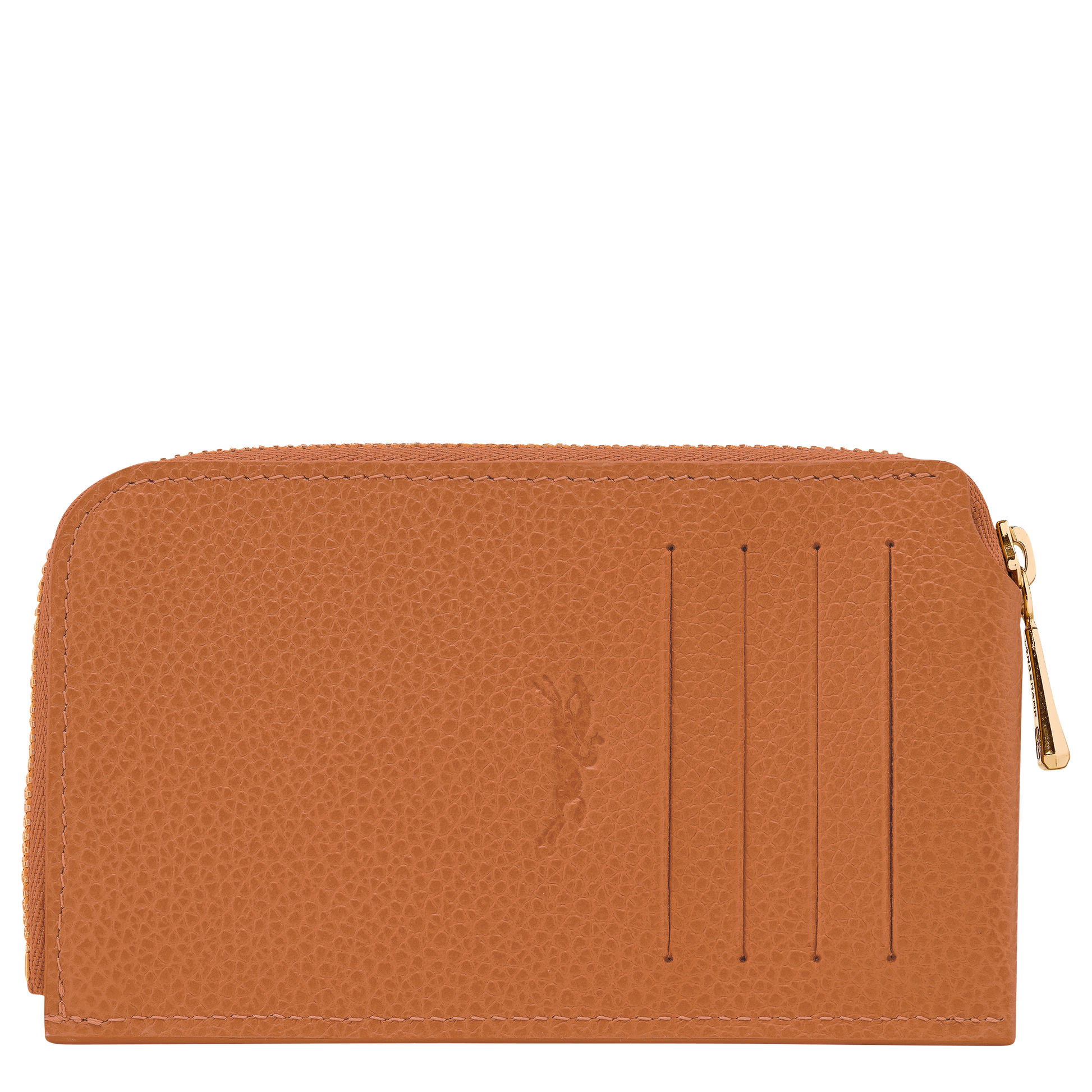 LONGCHAMP-Le Foulonné Card holder-Amber-30048021490-2