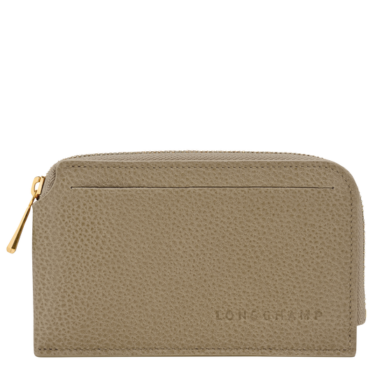 LONGCHAMP-Le Foulonné Card holder-Lichen-30048021M69-1