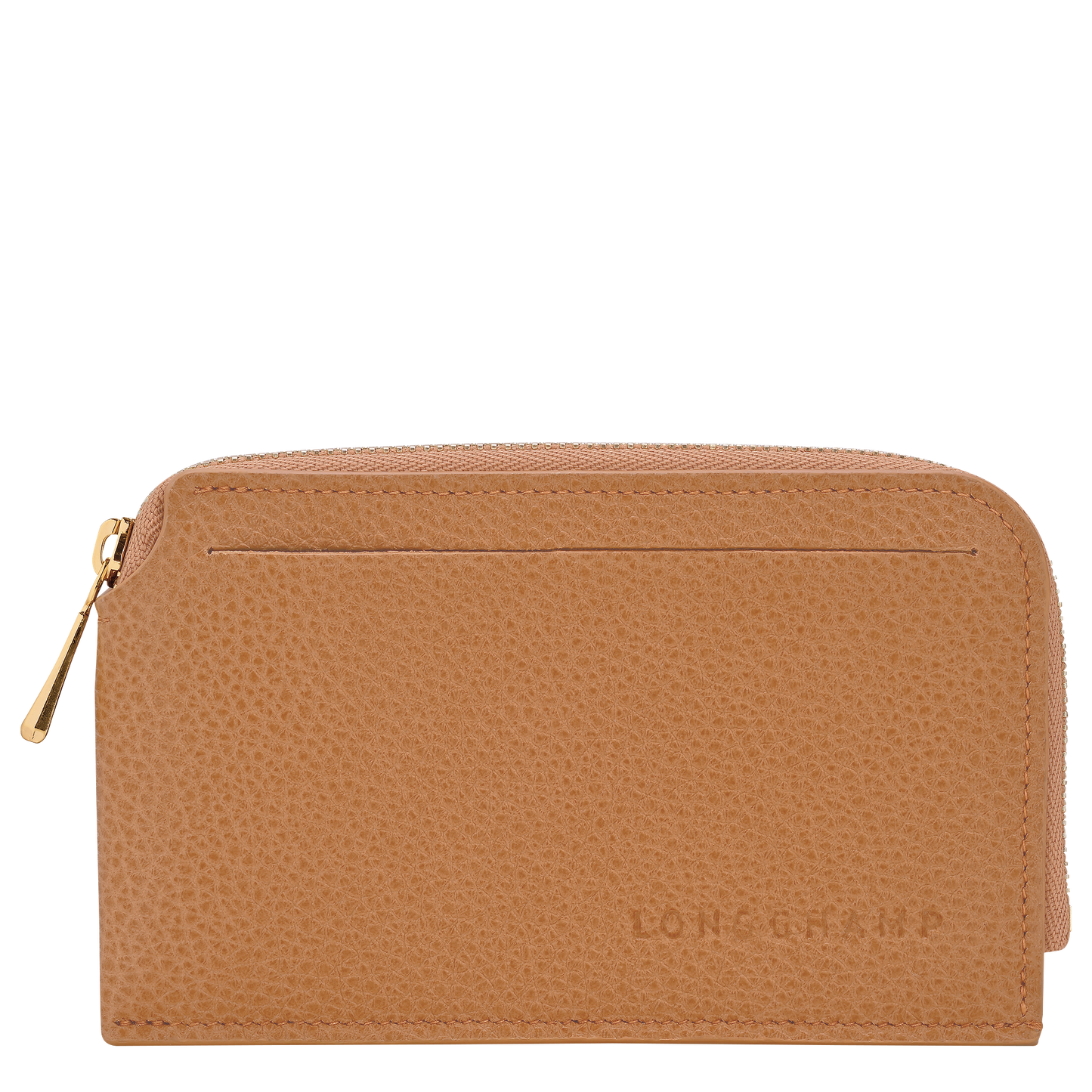 LONGCHAMP-Le Foulonné Card holder-Pecan-30048021M74-1
