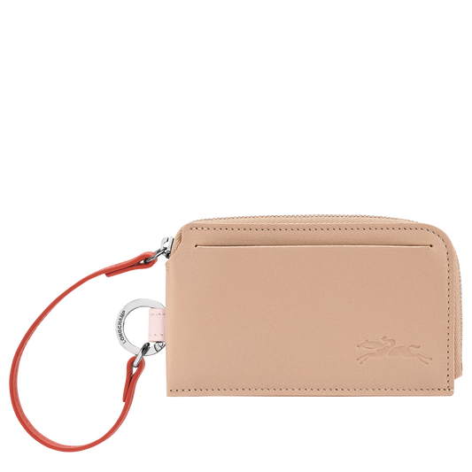 LONGCHAMP-Le Pliage Collection Card holder-Beige-30048HJW005-1
