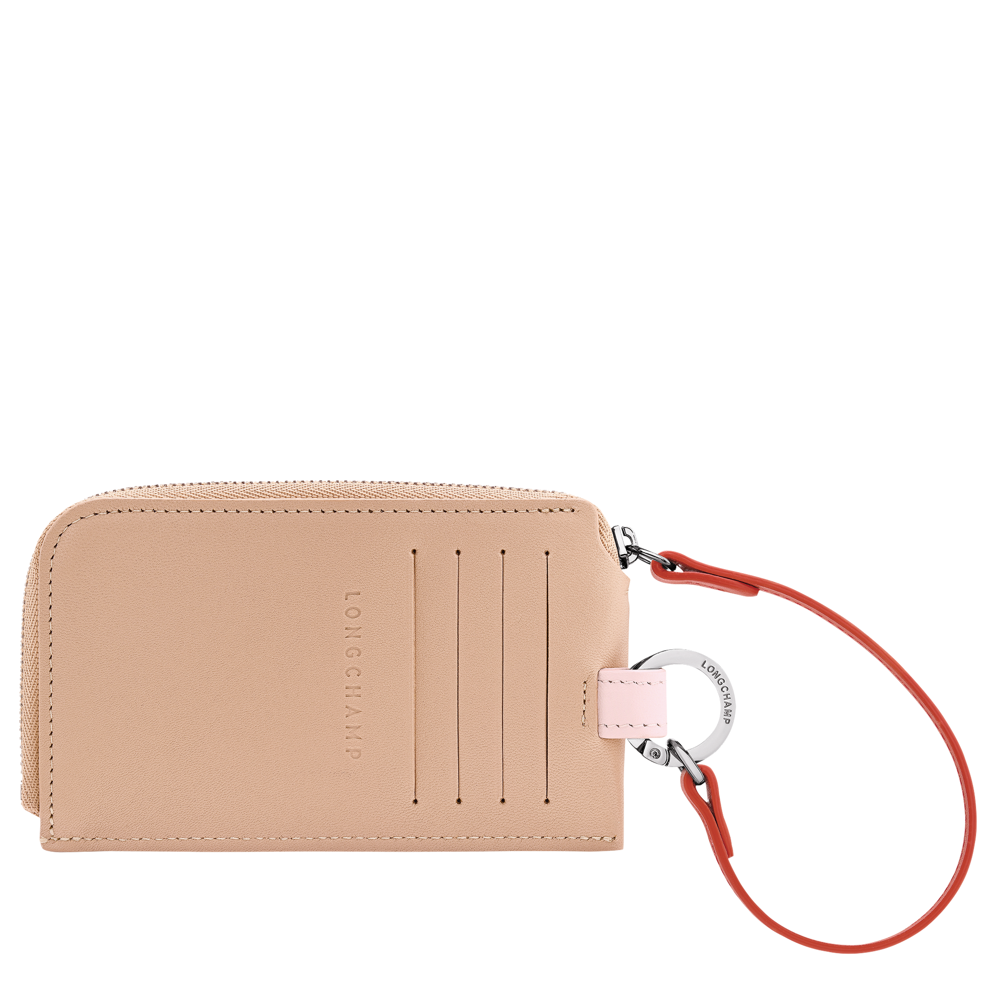 LONGCHAMP-Le Pliage Collection Card holder-Beige-30048HJW005-2