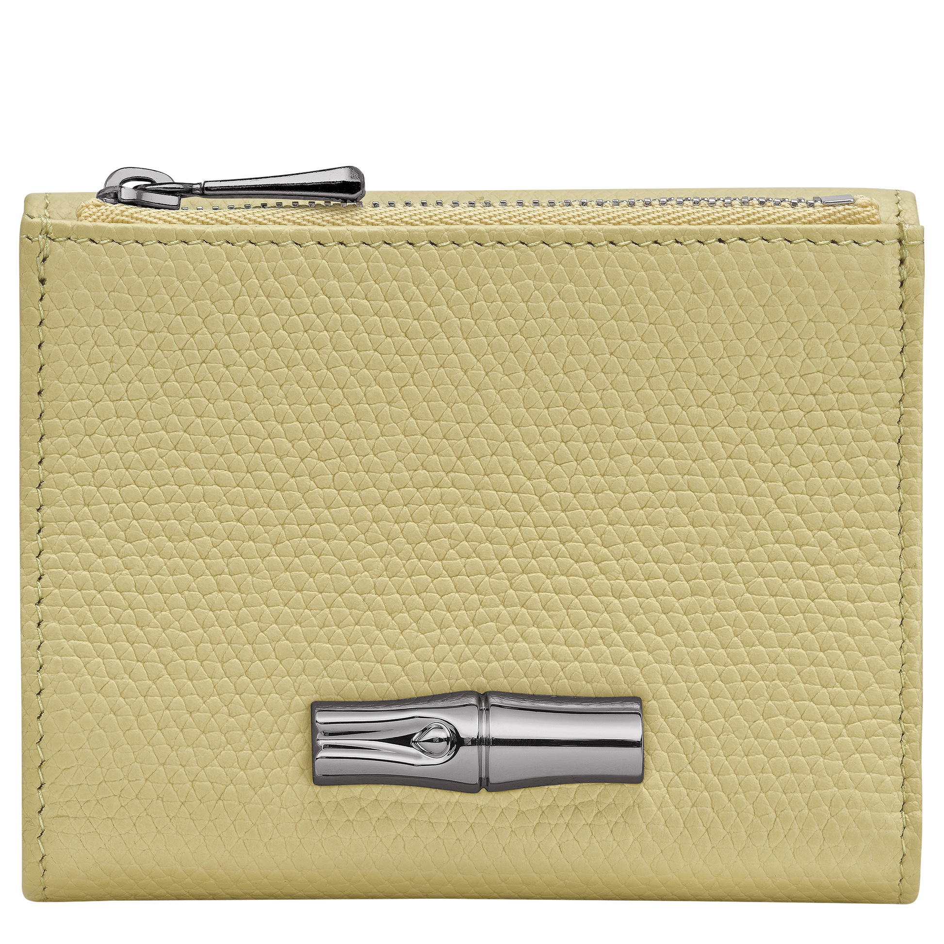 LONGCHAMP-Le Roseau Compact wallet-Pistachio-30049HFP244-1