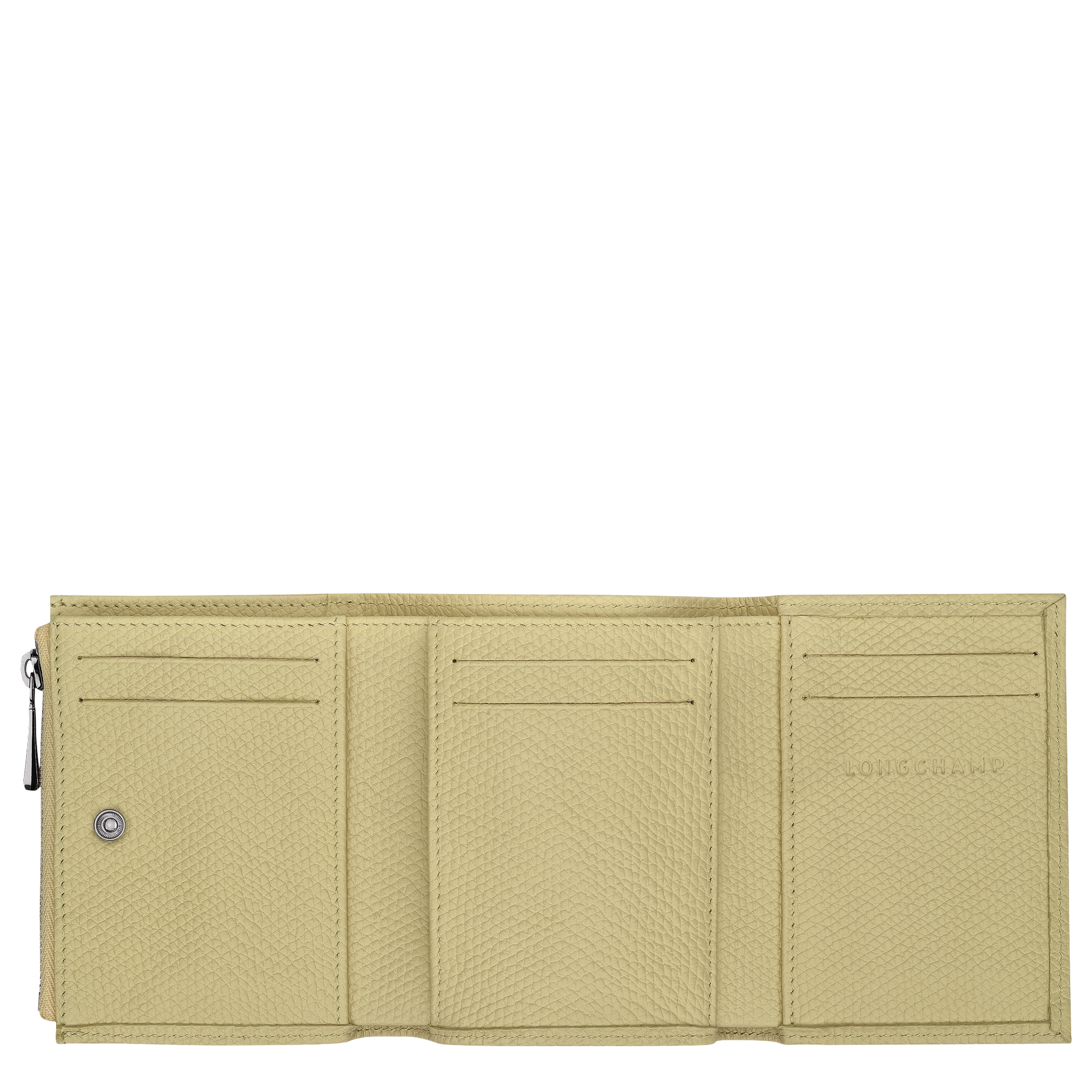 LONGCHAMP-Le Roseau Compact wallet-Pistachio-30049HFP244-3