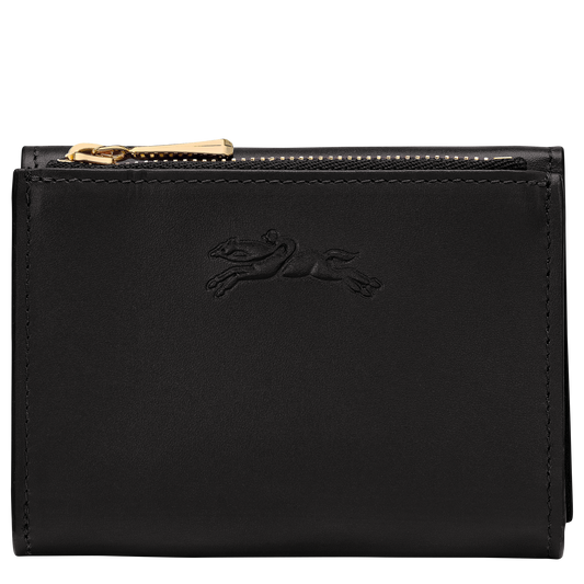 LONGCHAMP-Épure Compact wallet-Black-30049HFY001-1