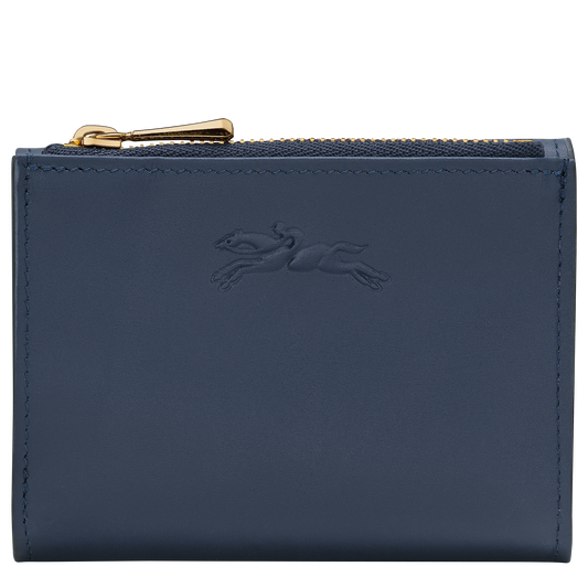 LONGCHAMP-Épure Compact wallet-Navy-30049HFY006-1