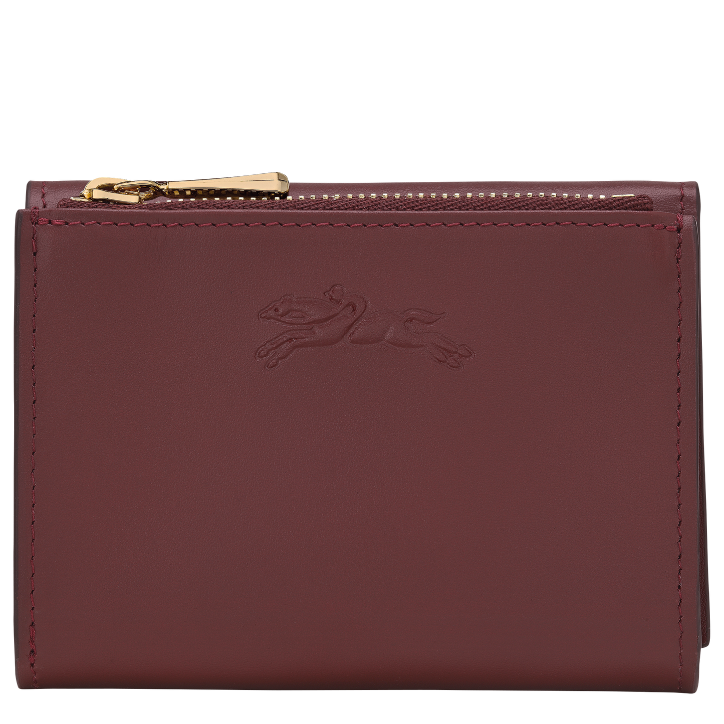 LONGCHAMP-Épure Compact wallet-Burgundy-30049HFY119-1