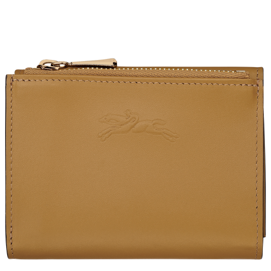 LONGCHAMP-Épure Compact wallet-Nutmeg-30049HFY894-1