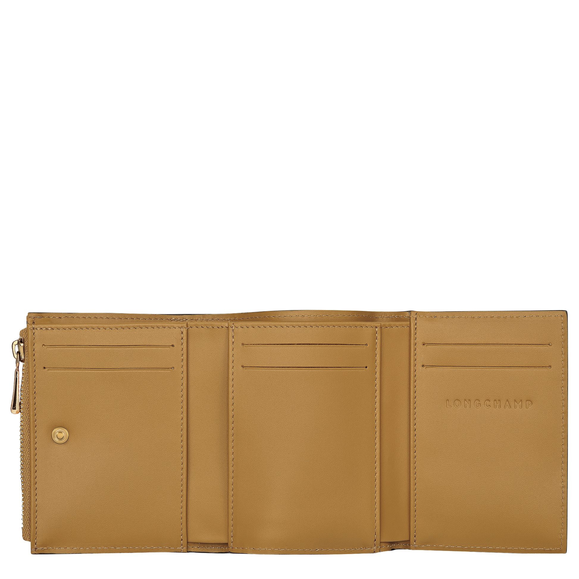 LONGCHAMP-Épure Compact wallet-Nutmeg-30049HFY894-3