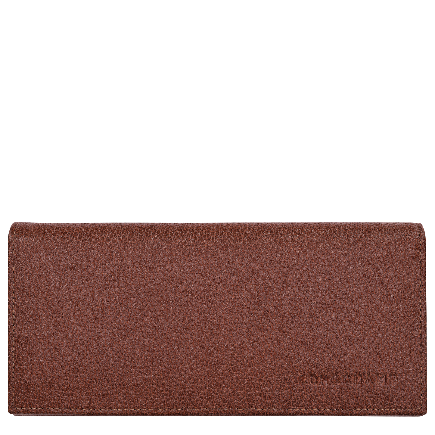 LONGCHAMP-Le Foulonné Long continental wallet-Coffee-30050021M02-1