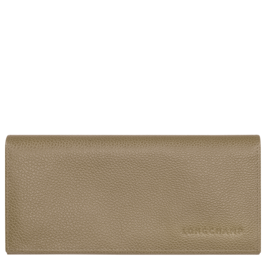 LONGCHAMP-Le Foulonné Long continental wallet-Lichen-30050021M69-1