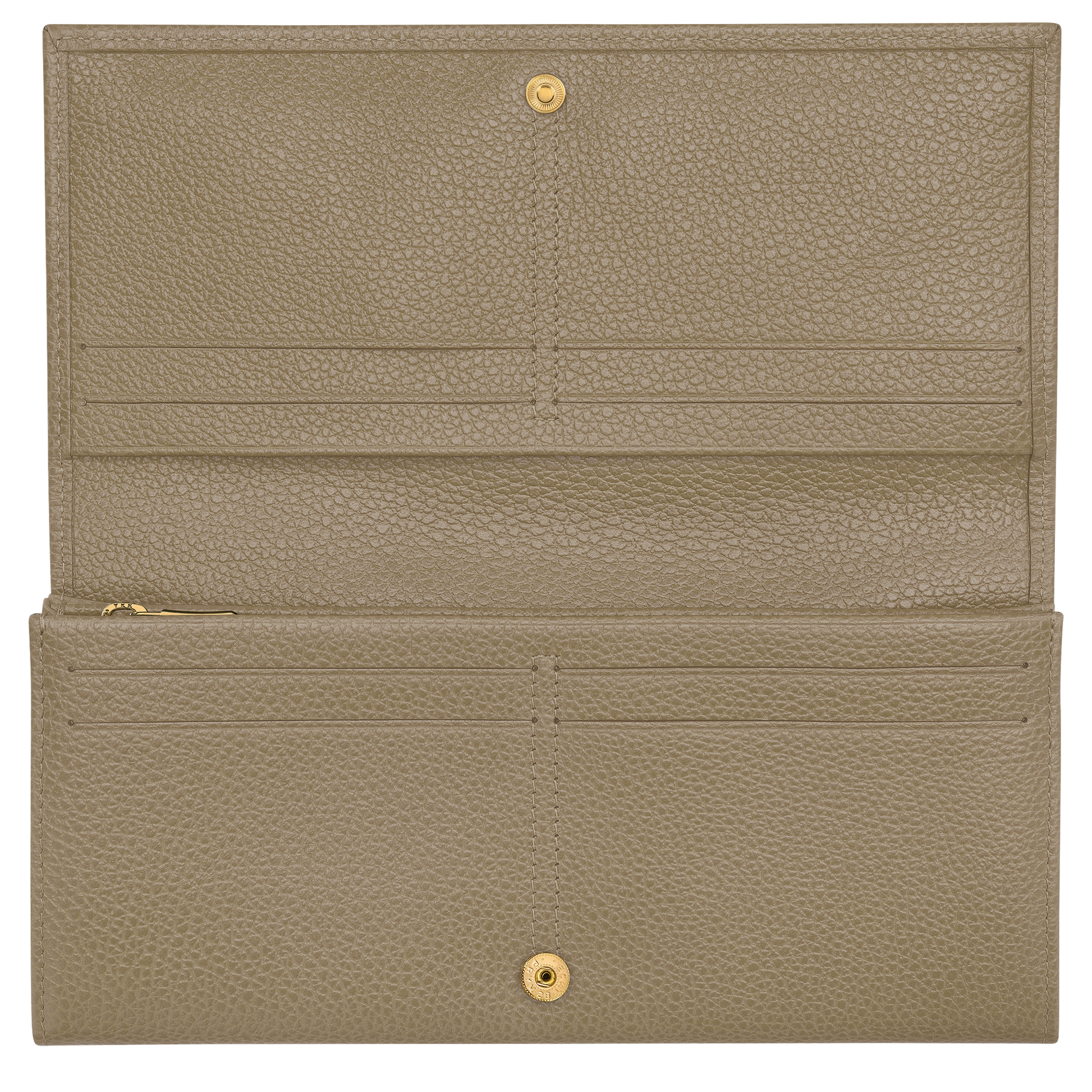 LONGCHAMP-Le Foulonné Long continental wallet-Lichen-30050021M69-3