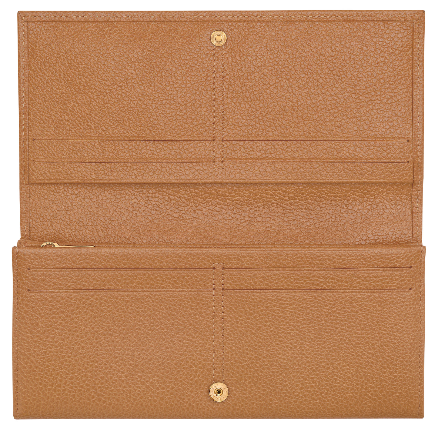 LONGCHAMP-Le Foulonné Long continental wallet-Pecan-30050021M74-3