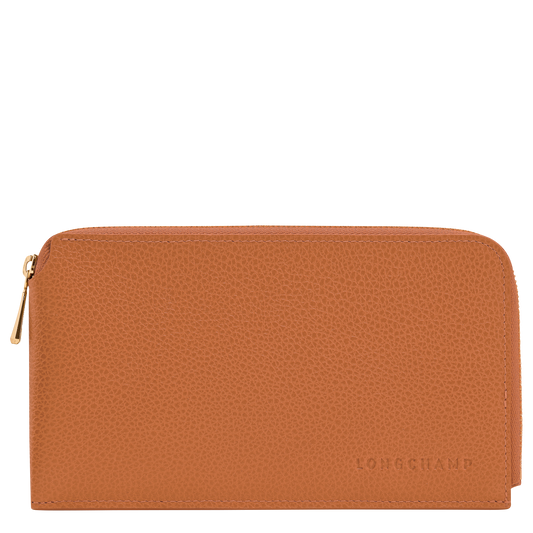 LONGCHAMP-Le Foulonné Pouch-Amber-30051021490-1