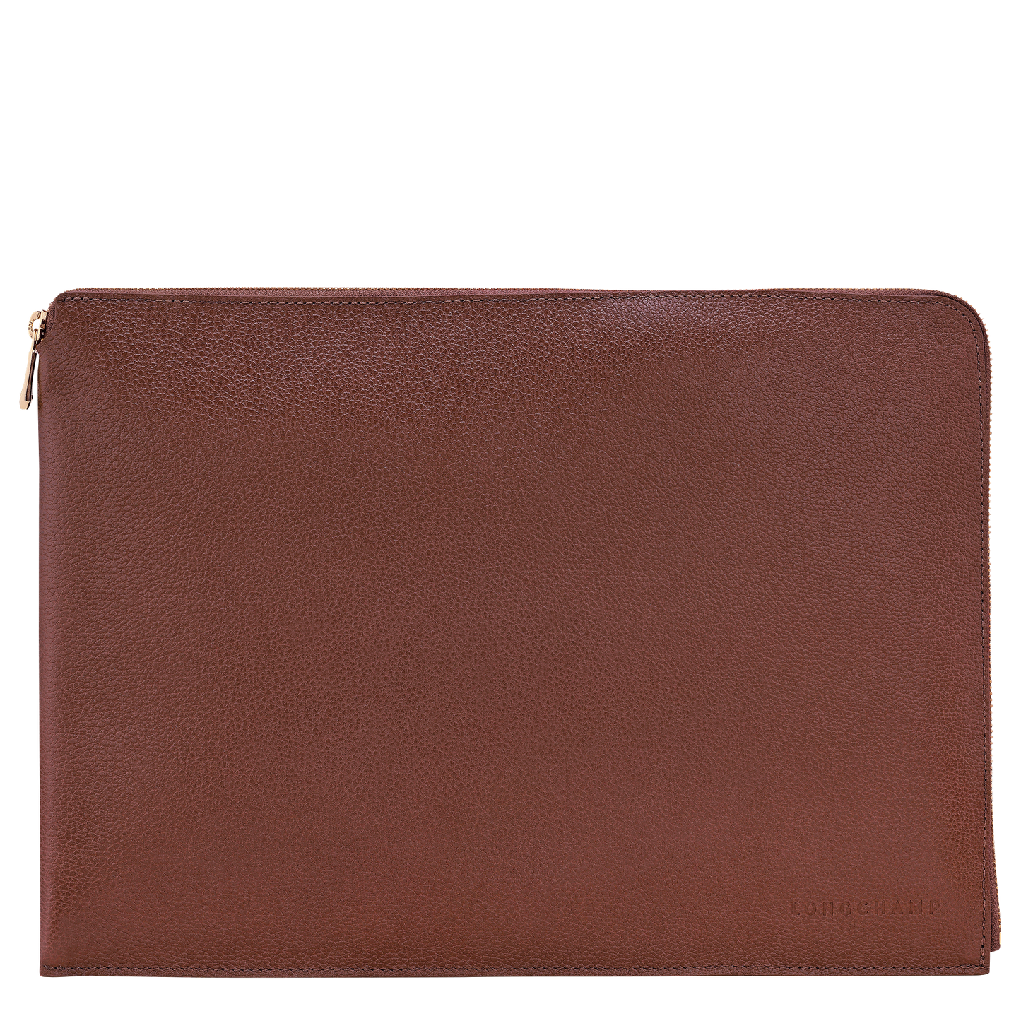 LONGCHAMP-Le Foulonné Laptop case-Coffee-30052021M02-1