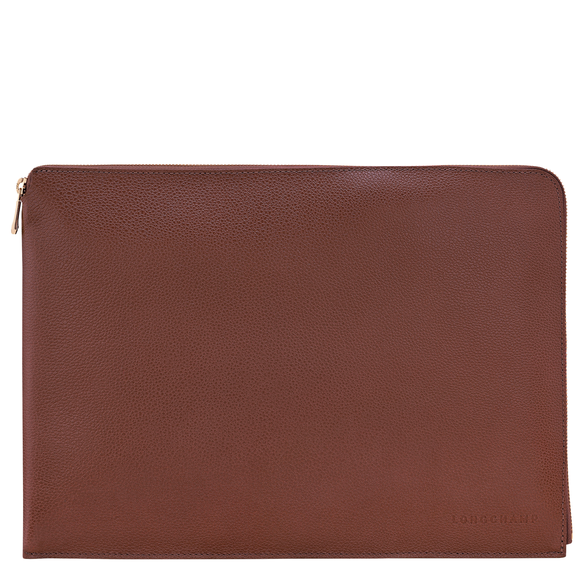LONGCHAMP-Le Foulonné Laptop case-Coffee-30052021M02-1