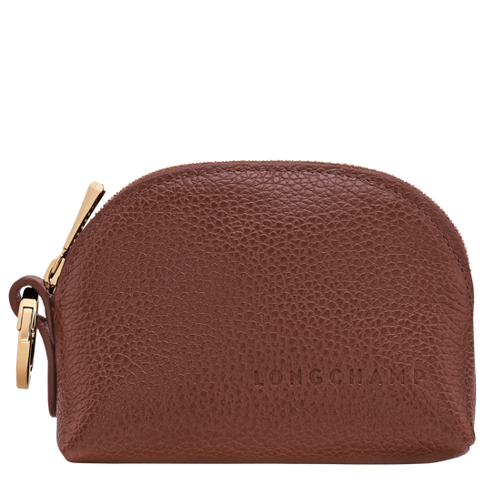 LONGCHAMP-Le Foulonné Coin purse-Coffee-30055021M02-1