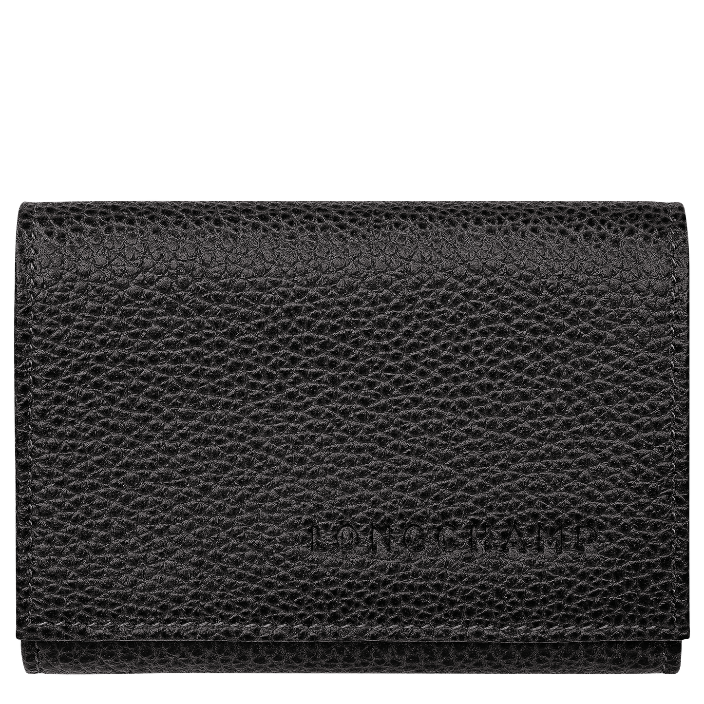 LONGCHAMP-Le Foulonné Compact wallet-Black-30058021001-1