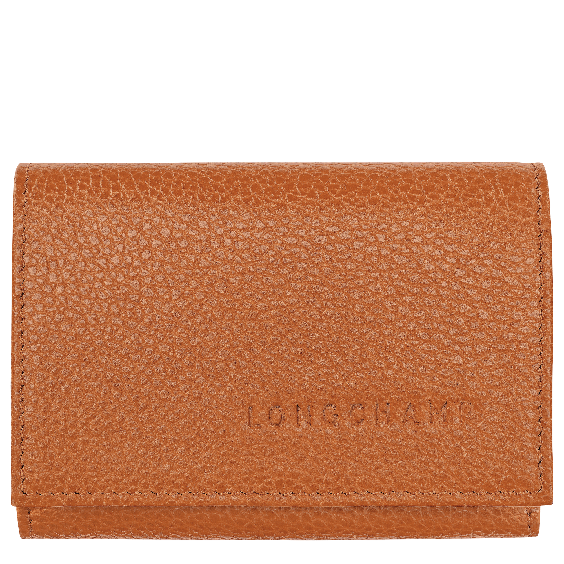 LONGCHAMP-Le Foulonné Compact wallet-Amber-30058021490-1
