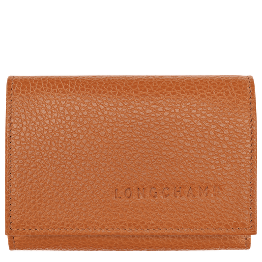 LONGCHAMP-Le Foulonné Compact wallet-Amber-30058021490-1