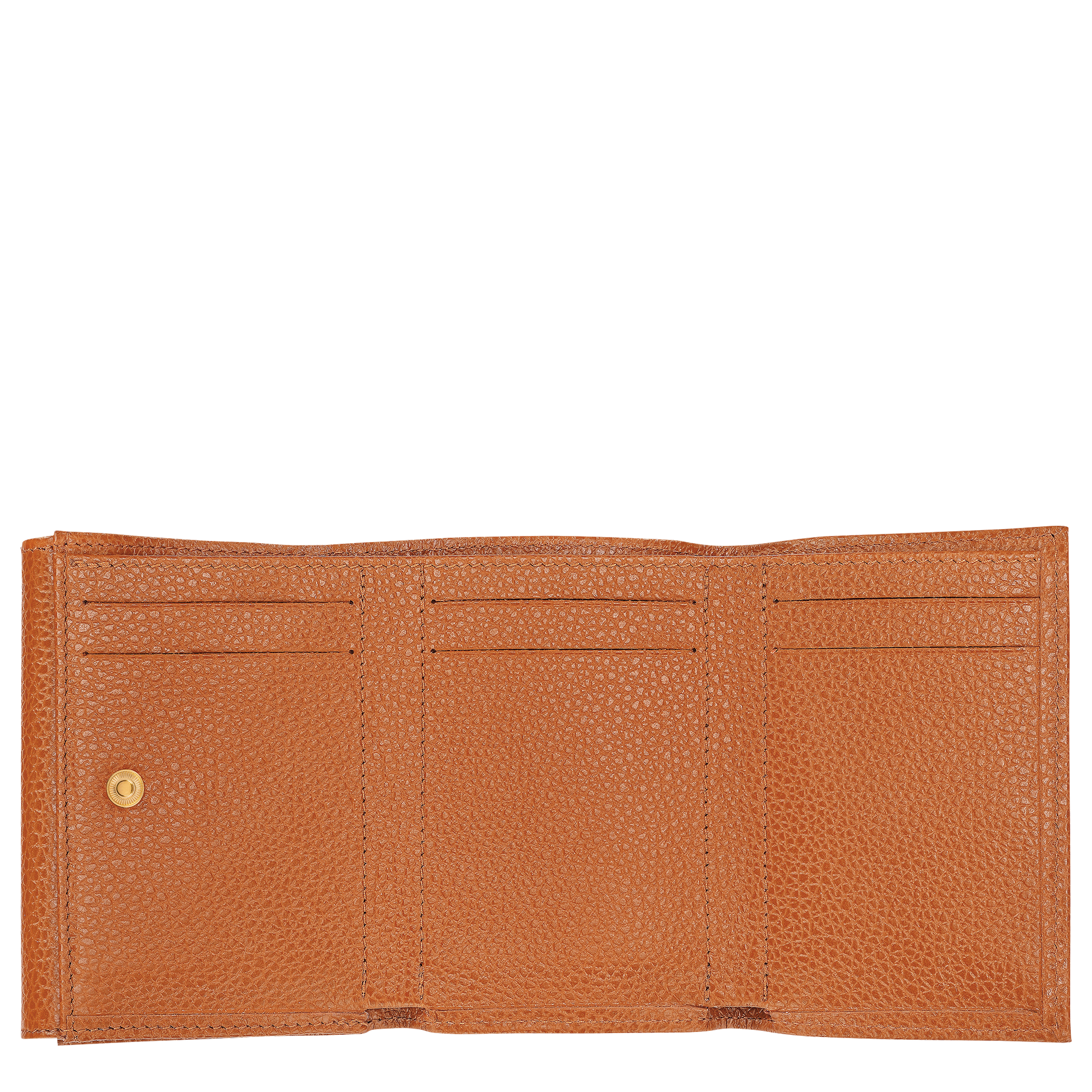 LONGCHAMP-Le Foulonné Compact wallet-Amber-30058021490-3