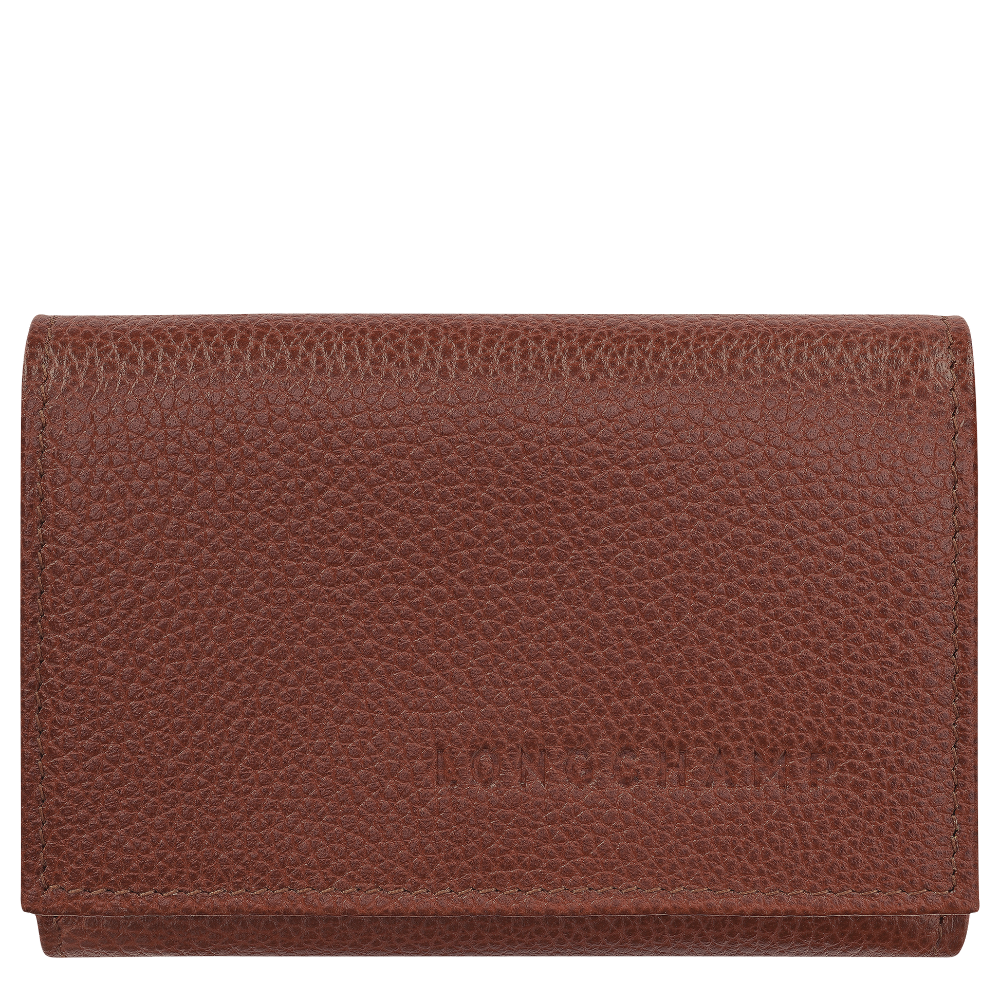 LONGCHAMP-Le Foulonné Compact wallet-Coffee-30058021M02-1